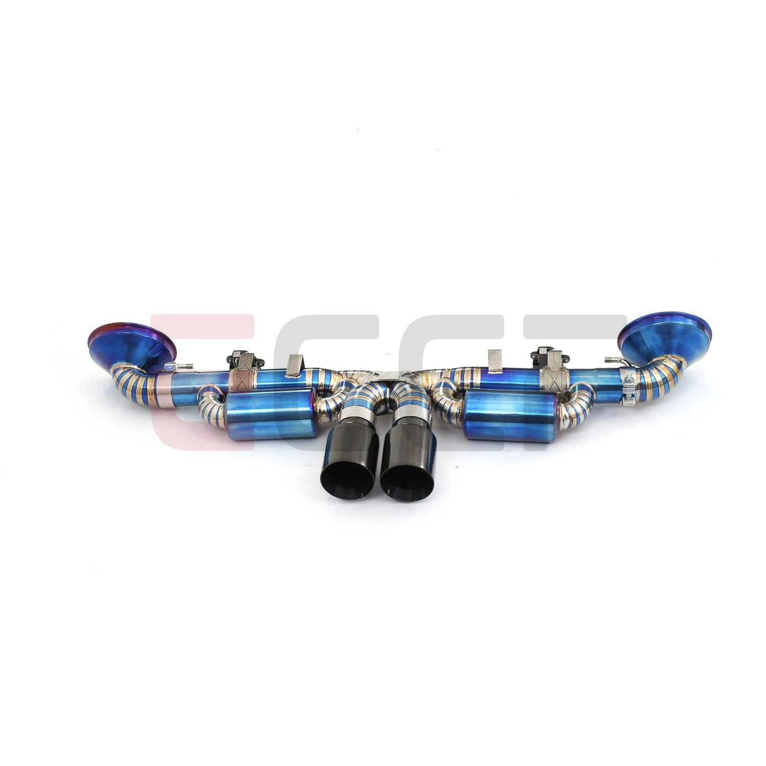 Sporty Titanium Catback Exhaust symmetrical Valved design For Porsche 992 GT3 RS Aggressive Exhaust Sound Plug and Play