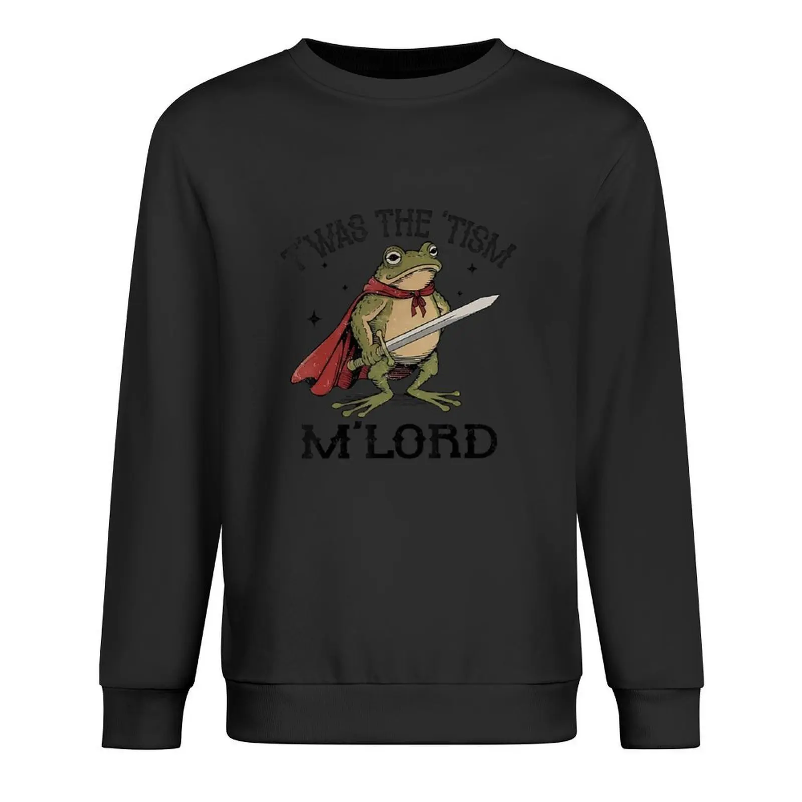 

Frog Wizard Meme T'was The 'Tism M'lord Autism Awareness Pullover anime clothes fashion men men's coat sweatshirts