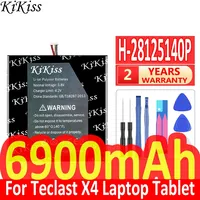 6900mAh KiKiss Powerful Battery H-28125140P H28125140P For Teclast X4 Tablet PC 7 Wire Plug Laptop Batteries