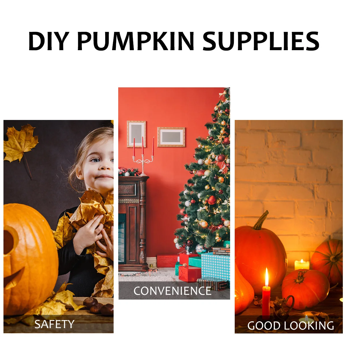 

8pcs Natural Wood Slice Unfinished Pumpkin Blanks Diy Craft Supplies Halloween Decoration Ornament Wooden Pendant Embellishments