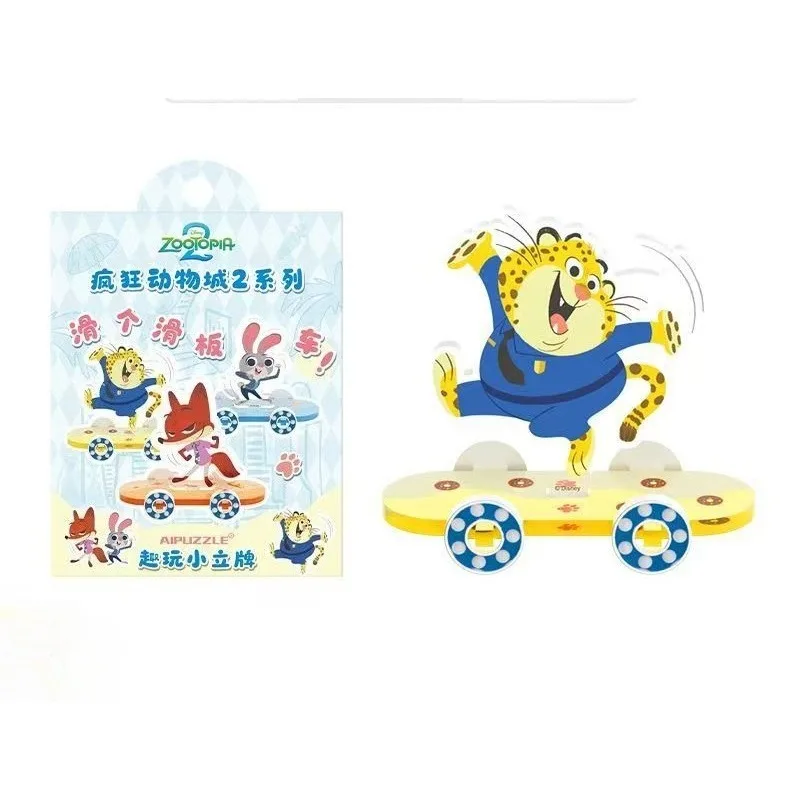 6 stylów Disney Zootopia 2 Akrylowy Stojak Hulajnoga DIY Dekoracja Szop Pracz Bobert Niedźwiedź Śliczna Podstawka Judy Zabawki Nick Prezenty