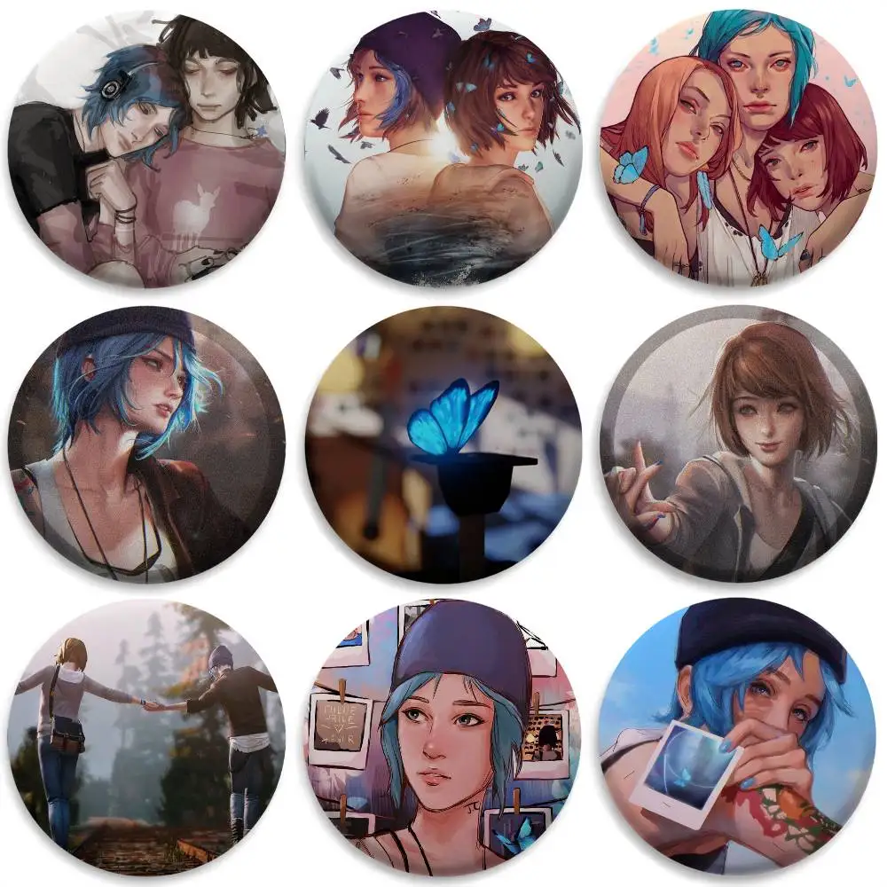 

Life Is S-Strange Game Badges Round Exquisite Badge Brooches Creative Pins For Clothes Hat Backpack Gift Accessories