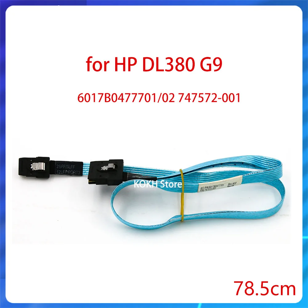 6017B0477701 747572-001 Data Cable for HP DL380 G9 GEN9 12 Bay Hard Disk Backplane MINI SAS Cable 784626-001 SAS Mini Cable