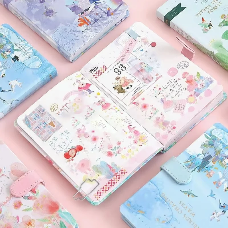 

Милый мультяшный сказочный стиль, ручная книга, подарочная коробка, набор Ins Style, студенческий блокнот, ручная книга, набор