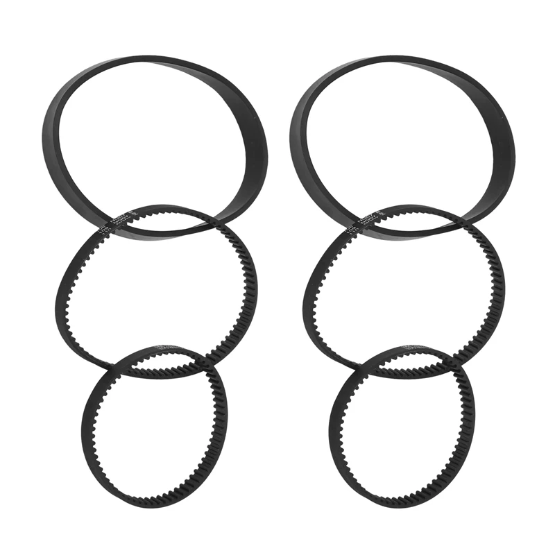 

6PCS Replacement Vacuum Belt Set For Bissell Proheat 2X Revolution Pet Pro Cleaner Models 1986,1964,2007,2007P