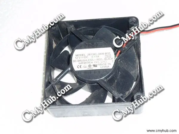 مروحة تبريد NMB ، 2 دبوس ، 2810kl-4w-b10 ، TA3 ، DC12V ، 0.11A ، 7 ، 70 ، 70x70x25 ، 2810kl-4w-b10 ، TA3