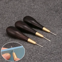 New Generation Leather Punch Stitching Awl Diamond Shape Ebony & Steel Craft Tool Hand Sewing Awl DIY Stitcher Taper