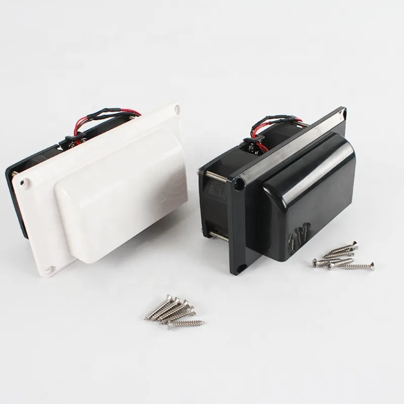 12V RV Exterior Ventilation Fan Quick Exhaust Outlet with Grease Hood for Camper Caravan