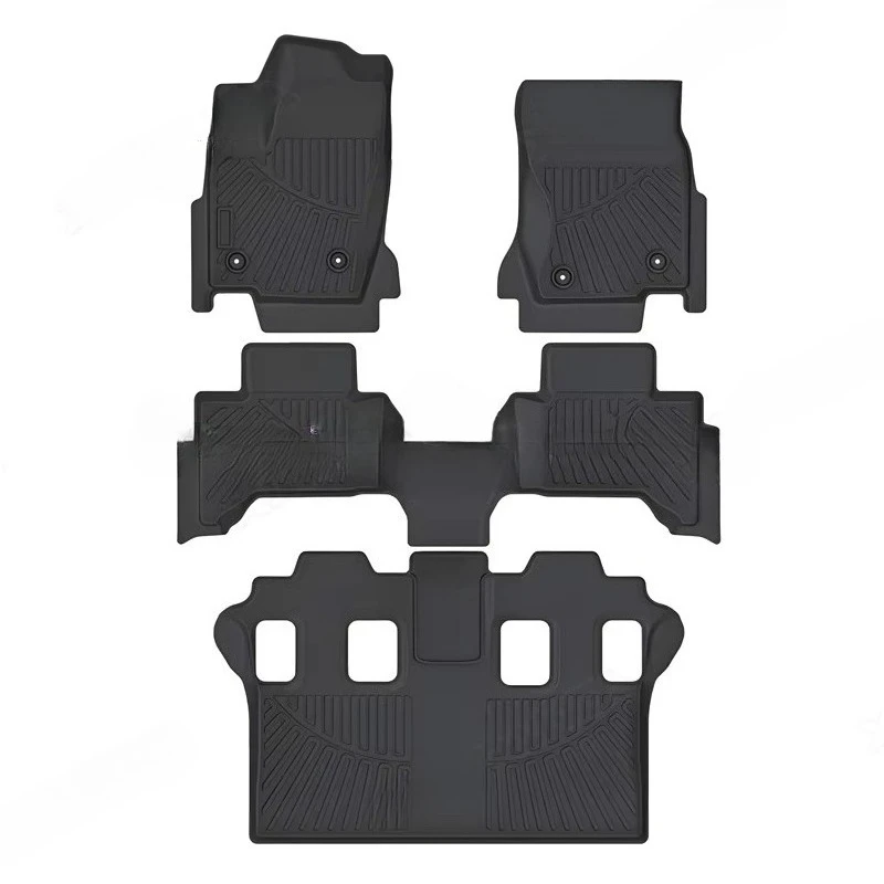 6 Seats 7 Seats TPE Waterproof Floor Mat Trunk Mat for Toyota Prado Land Cruiser LC250 2024 2025 7-Seater