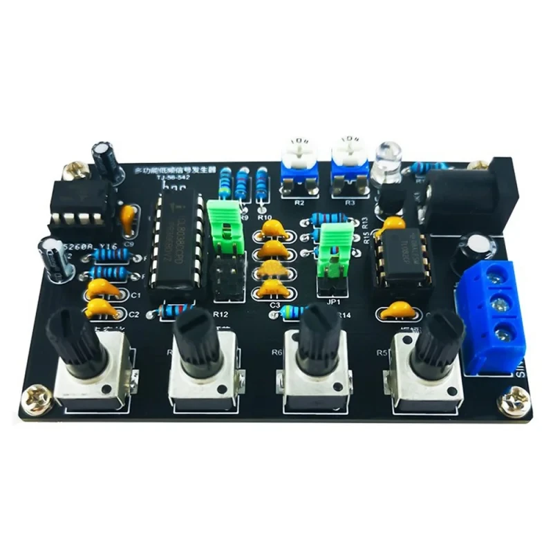 DIY ICL8038 wielofunkcyjny niski Generator sygnałowy 5Hz-400kHz wielofalowy projekt lutowania DIY zestaw elektroniczny