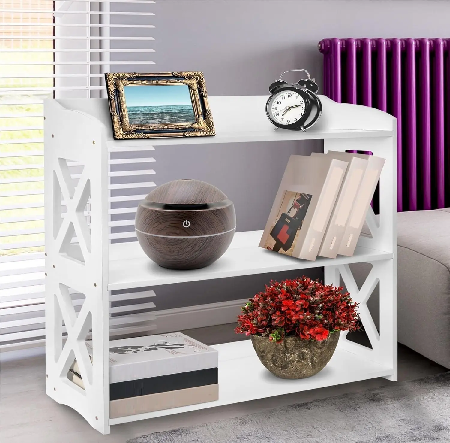 White Bookcase By N…