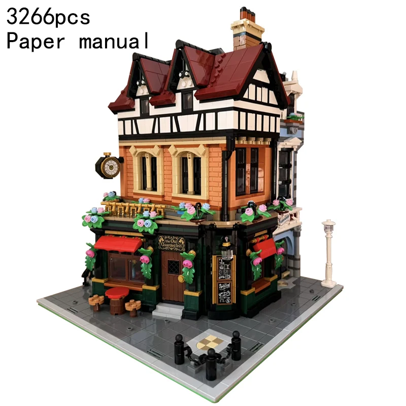 Raumdekoration 3266 Teile Architektur-Baustein-Set Haus-Bausteine für Erwachsene Geburtstags- und Weihnachtsgeschenke