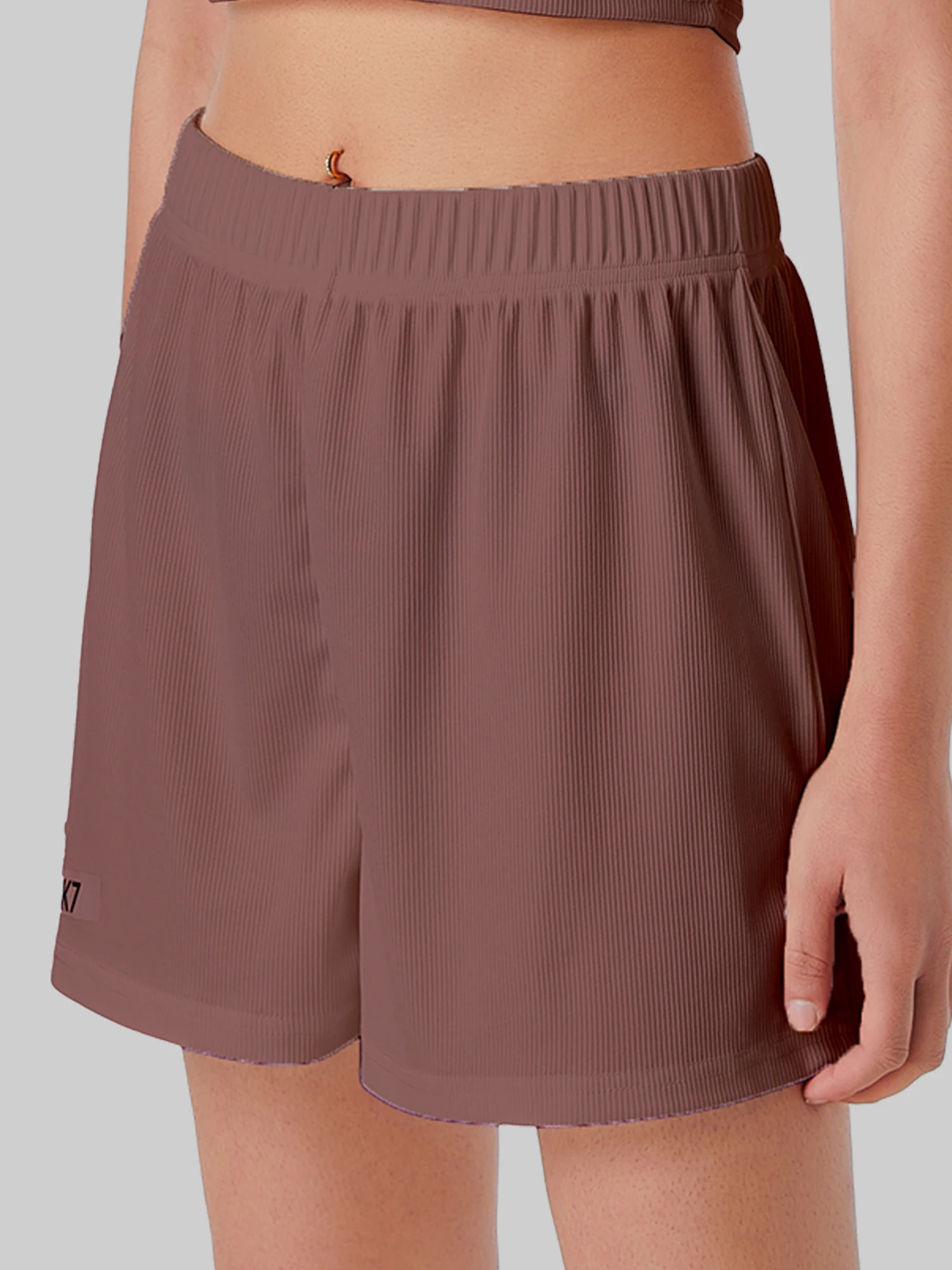 Casual Shorts Women 2024 New Summer Simple Comfortable Elastic Waist Cool Breathable Solid Color Casual Sports Five Quarter Pant