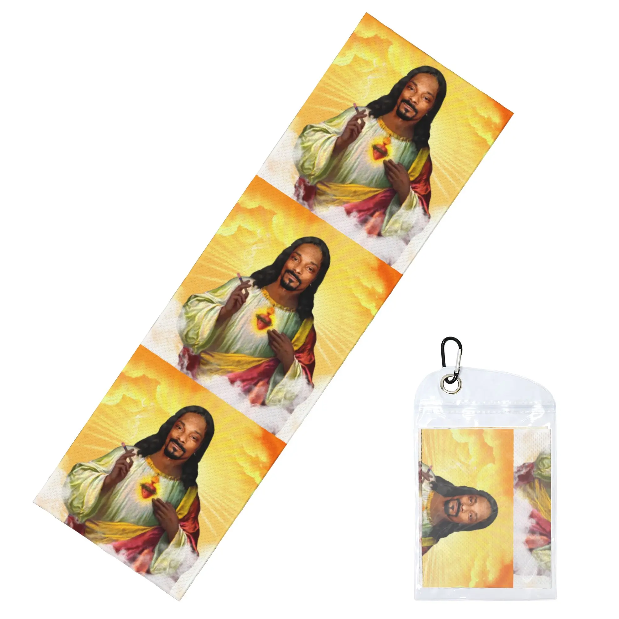 Saint Jesus Snoop Dogg Music Rapper Cold Exercise Towel   Super Soft Breathable Instant Cooling Towel Swimming Towels