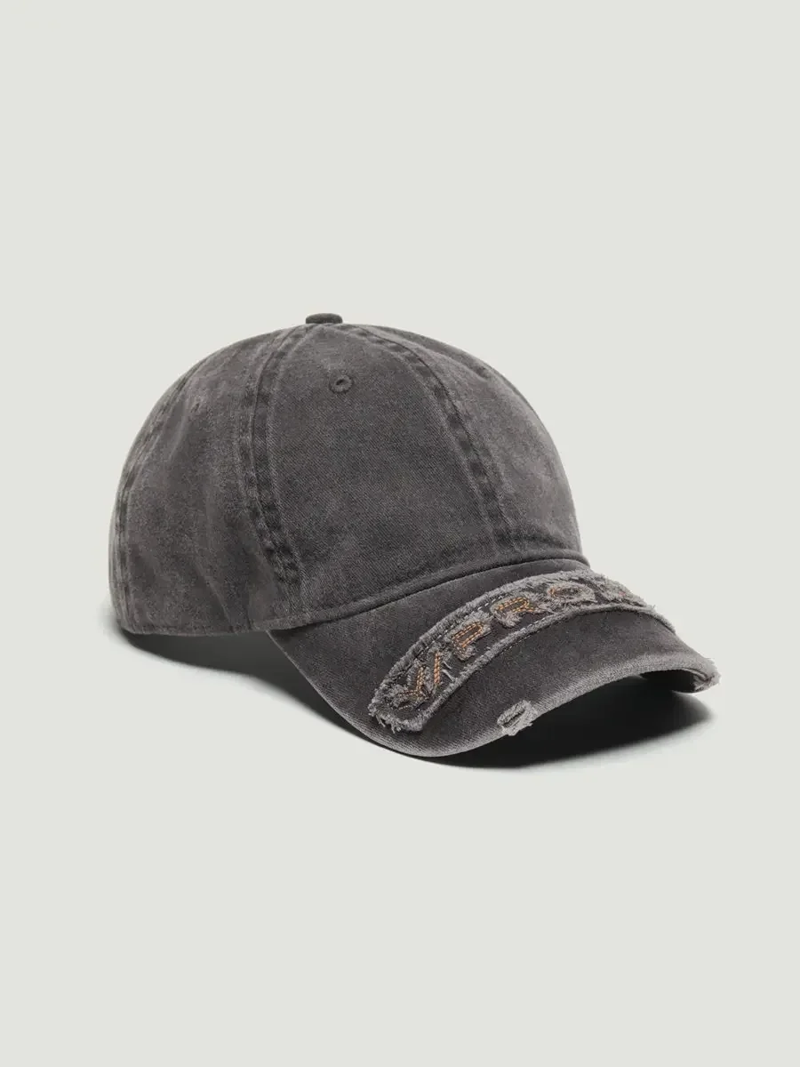 

Y/Project Washed ash edging old damage baseball cap dome curved brim embroidery cap