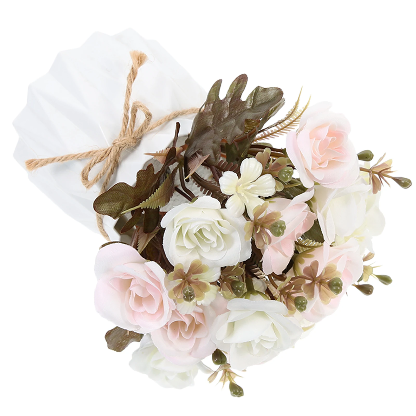 

Pink Plastic Foam Artificial Flower Wedding Decorative Faux Flowers Table Decorations Homeowners Wedding Centerpiece