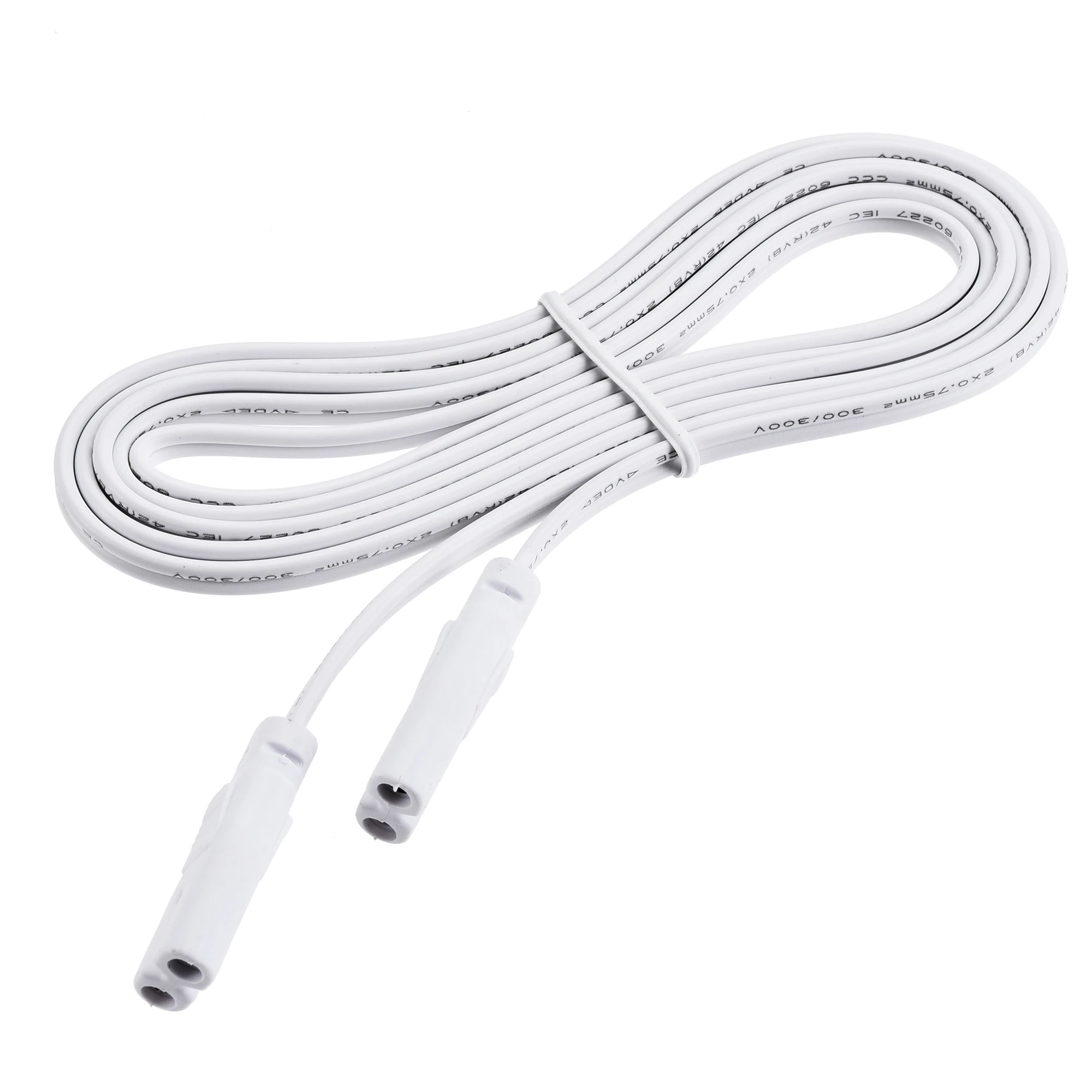 4Pcs LED Tube Light Fixture Connection Cable T4 T5 T8 LED Tube Connector 2 Pin Double-end Cable Wire Light Link Extension Cords