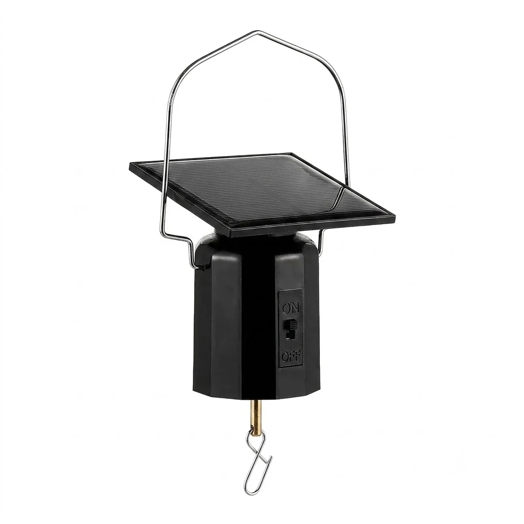 SolarPowered Wind Spinner Motor Rotating Solar Energy Operated Motor for Wind Chimes and Sun Catchers Hanging Display