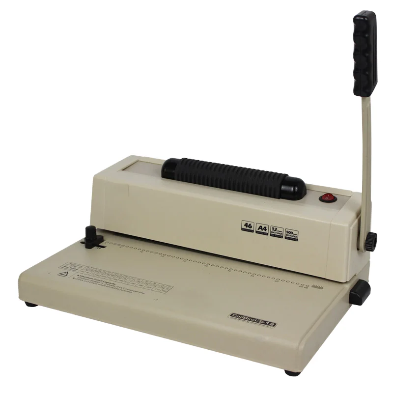 Factory Manual Comb Binder   A3A4 21 Holes Office Book Binding Machine