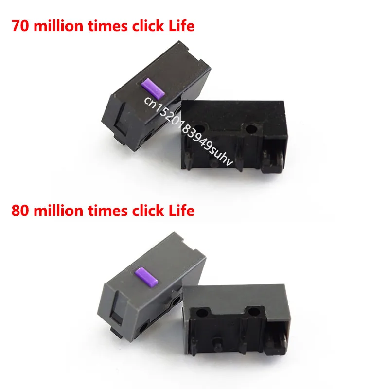 2Pcs Mouse Micro Switch Strike Light Microswitch Micro Button Switches Replacement for razer Viper Basilisk Deathadder