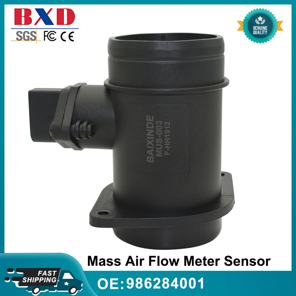 OEM 986284001 0986284001 Mass Air Flow Meter Maf Sensor for VW Transporter T4 Bus 2.5 TDI Pigtail Connector 95-03 Car Parts