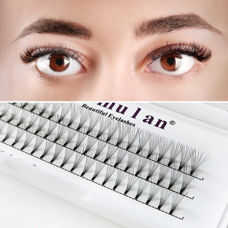 

3 Rows/Tray 60 Fans Premade Volume Fans 3D 4D 5D 10D Russian Volume Eyelash Extensions Pre Made Lash Extension Faux Mink Lash