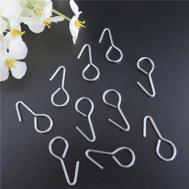 50pcs 1.5cm*28mm Car Seat Hook Metal S-shaped Hook Multi-functional Car Seat Cover Fixing Hook S Shaped Seat Cover Fastener