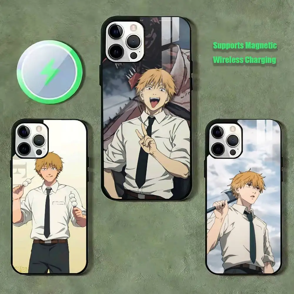 

Chainsaw Man Denji Phone Case For iPhone17,16,15,14,13,12,11 Plus,Pro Supports Magnetic Wireless Charging