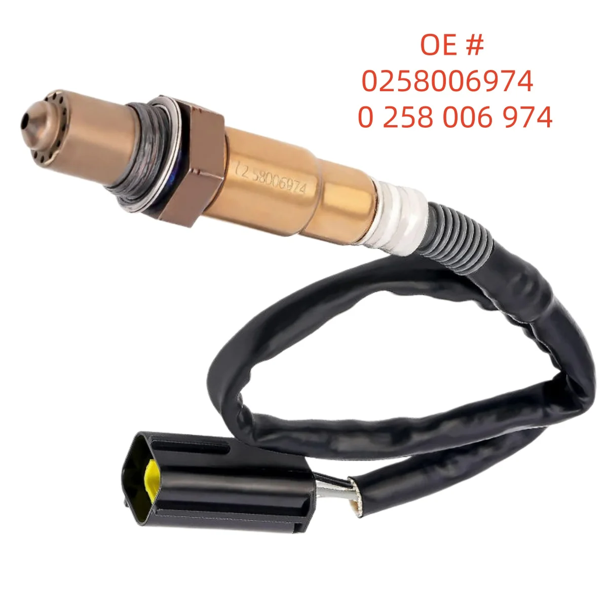 high quality new 0258006974  0 258 006 974 λ probe O2 oxygen sensor For Great Wall Motorcycle
