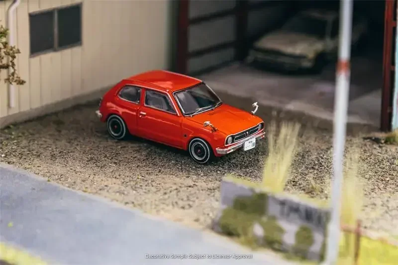 Tarmac Works 1:64 Civic (SB1) Orange Diecast Model Car