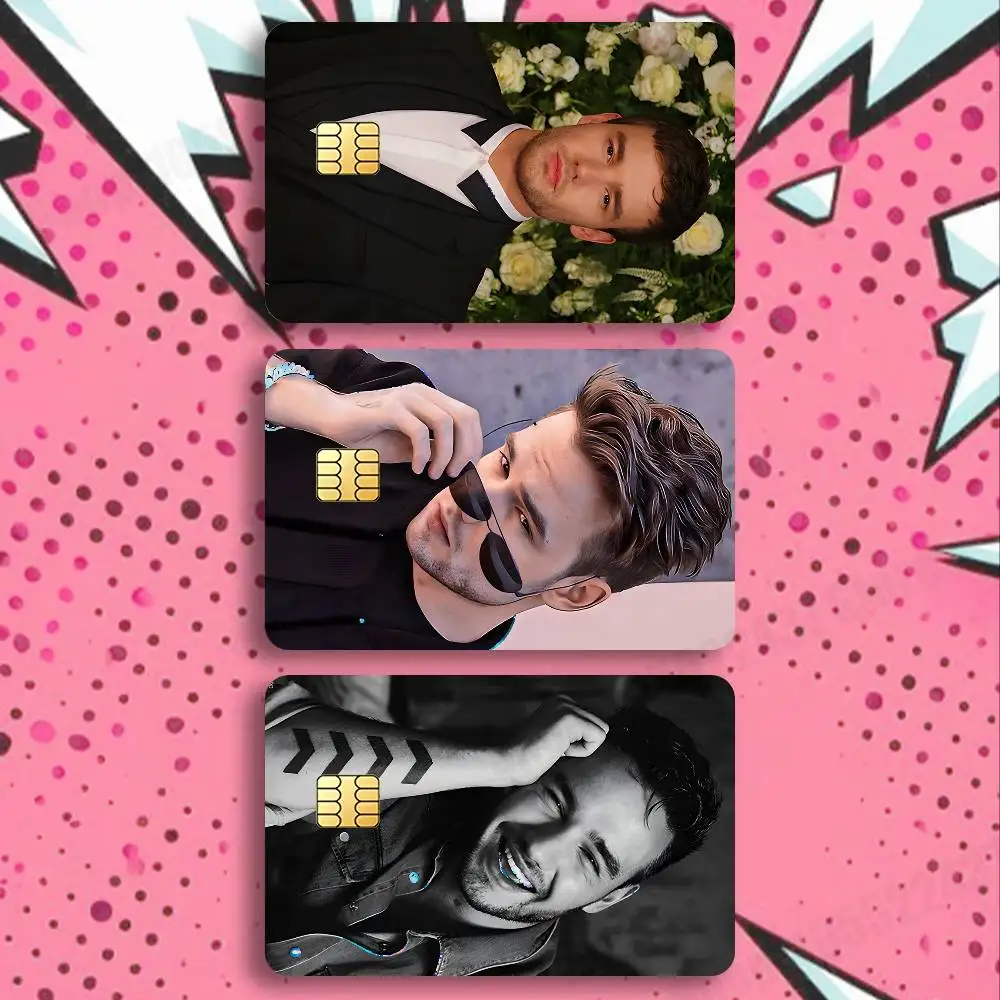 

Popular L-Liam Singer P-Payne Holographic Laser Shinny Film Skin Cover Sticker for Debit Credit Card Bank Card