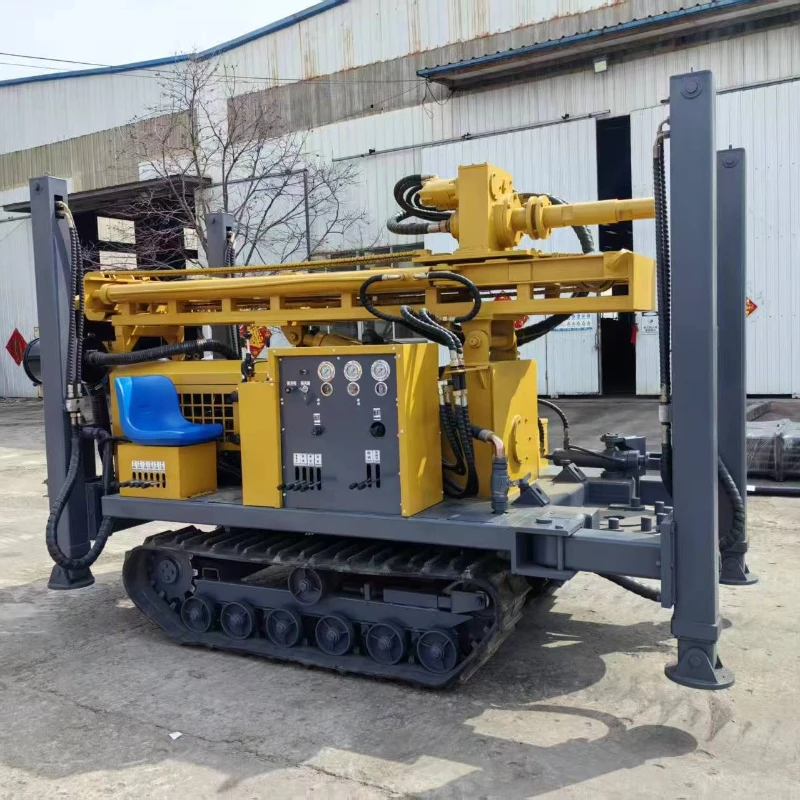 

200m Deep Drilling Rig Crawler Mounted Hydraulic Water Well Drill Rig 500m Hydraulic Portable Drilling Rig Machine for Mexico
