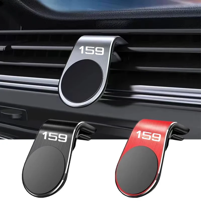 

For Alfa romro 159 Logo New Style Metal Magnet Phone Holder Car Magnetic L-shaped Anti Slip Phone Holder Car Accessories
