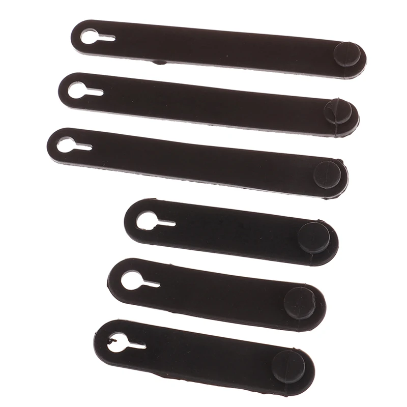 10 قطعة 5/8 سنتيمتر العلاقات كابل مطاطي ل تأمين العلاقات كابل الأسلاك تسخير الأربطة المطاطية دراجة نارية مركبة كهربية اكسسوارات #4