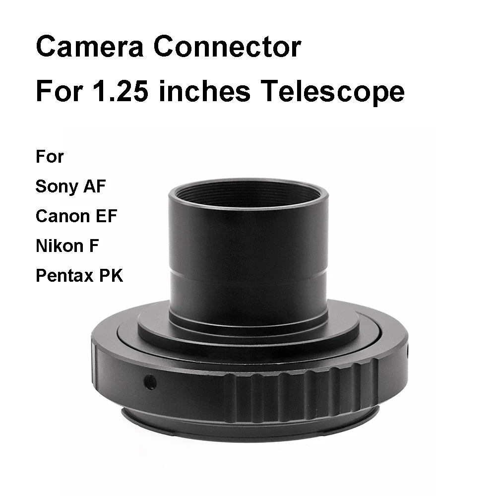 1.25 inch-T2 (M42x0.75) tube + T2-Camera Adapter Ring for 1.25\