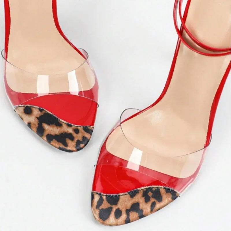 Butterfly decorated rhinestone cross-shaped platform toe-cut thick heel women's sandals