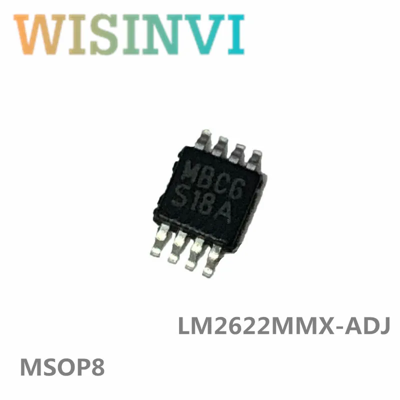 10pcs/lot  LM2622MMX-ADJ  LM2622MMX  Silk screen:S81A  Encapsulation:MSOP8