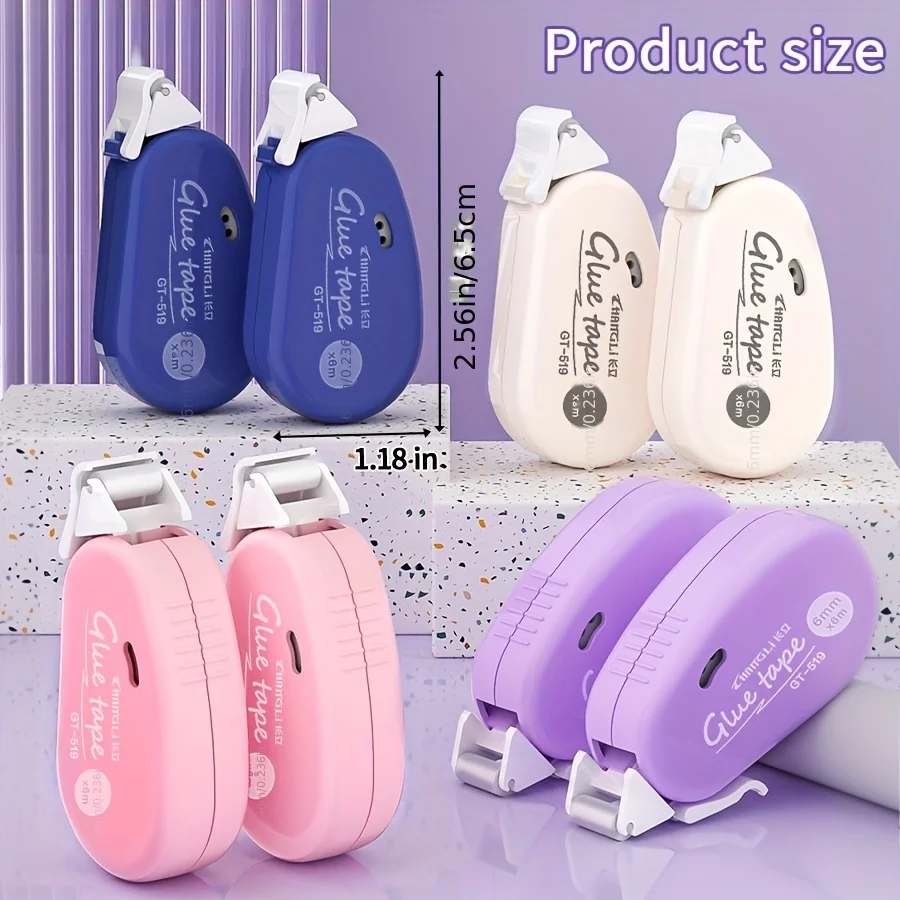 6 m * 6 mm doppelseitiges Punktband, DIY-Sammelalbum, Collagen-Fotoalbum, Schulbriefpapier-Rollband