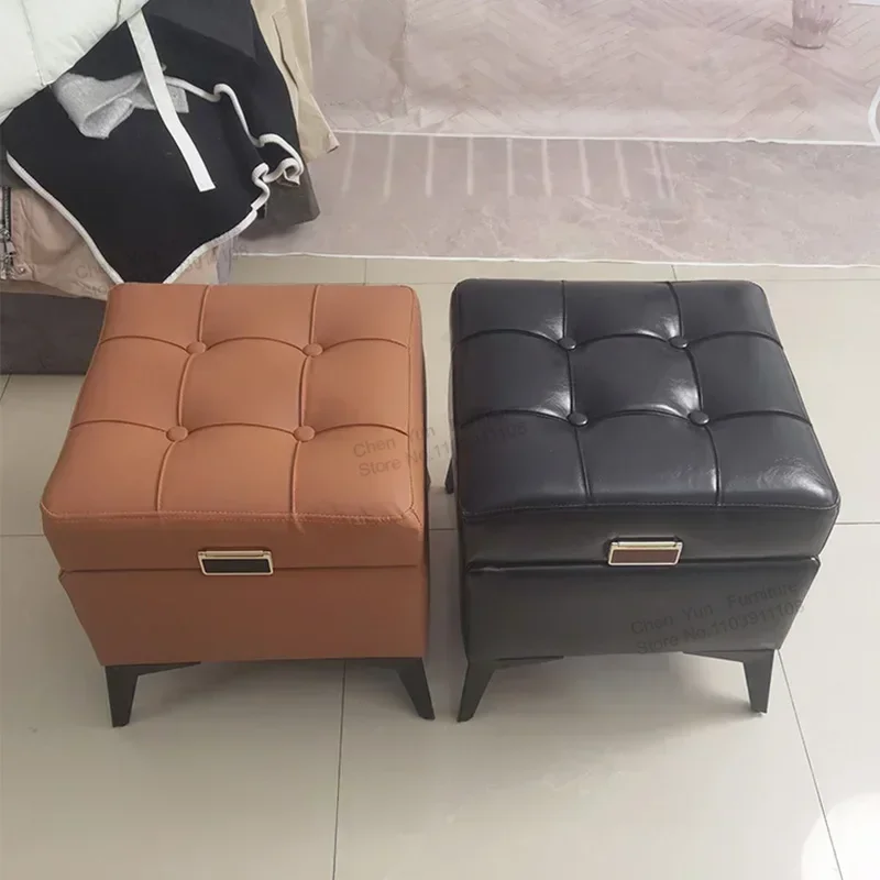 Fitting Room Living Room Storage Stool Originality Multifunction Home Furniture Modern Sofa Storage Stool Tabouret De Stockage