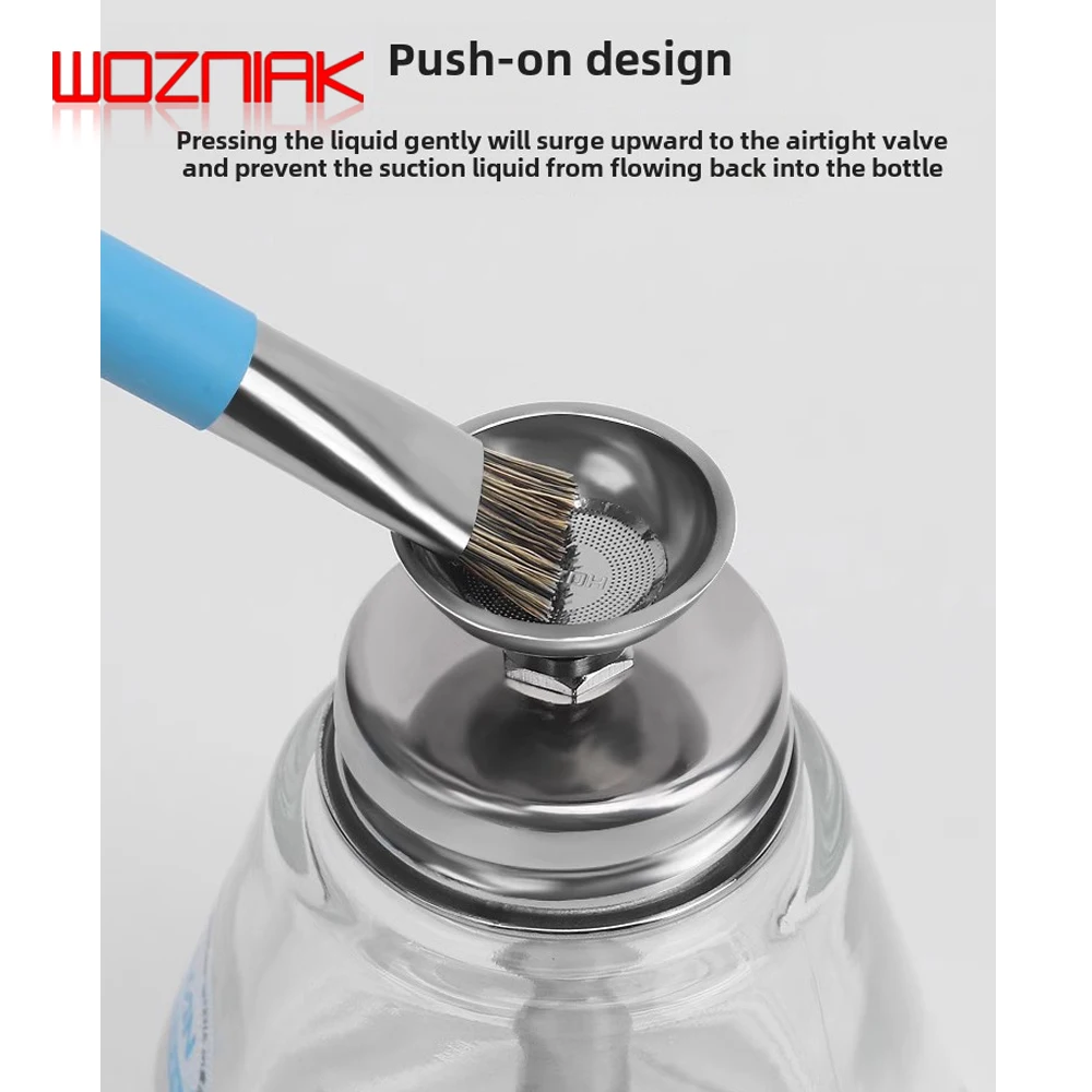 HOZAN الصحافة نوع زجاجة الكحول الزجاجية غسل المياه زجاجة فارغة إصلاح الهاتف المحمول تنظيف مريحة الإصدار المياه #4