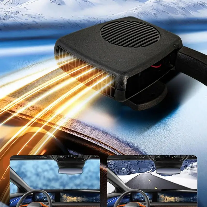 

12V 150W Car Air Heater 360 Degree Rotatable Defroster defogger Windshield Heater Electric Heating Fans Winter Car Accessories