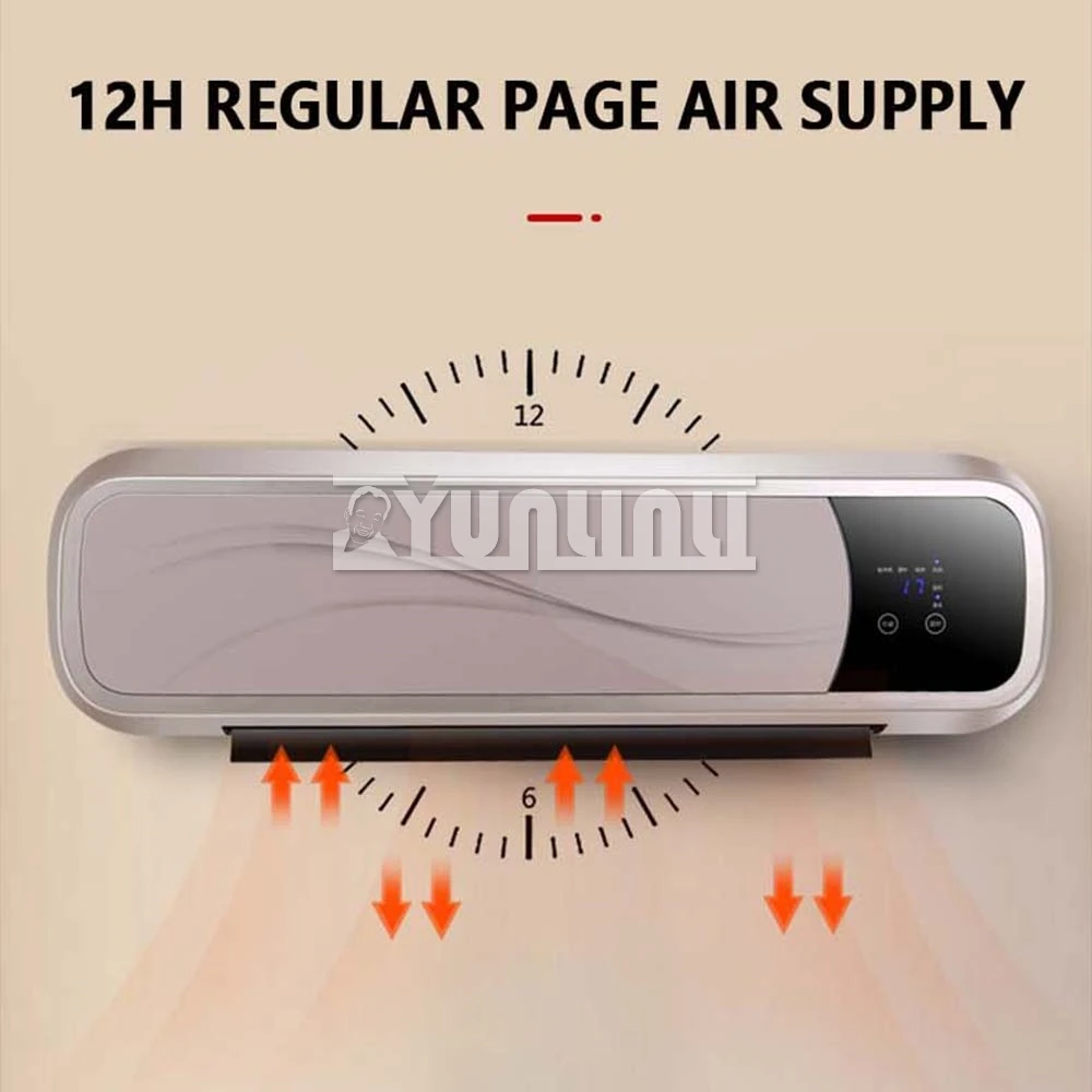 3000W Heating Fan Household Bathroom Exemption Heater Energy-saving Fast Heat Wall-mounted Heater