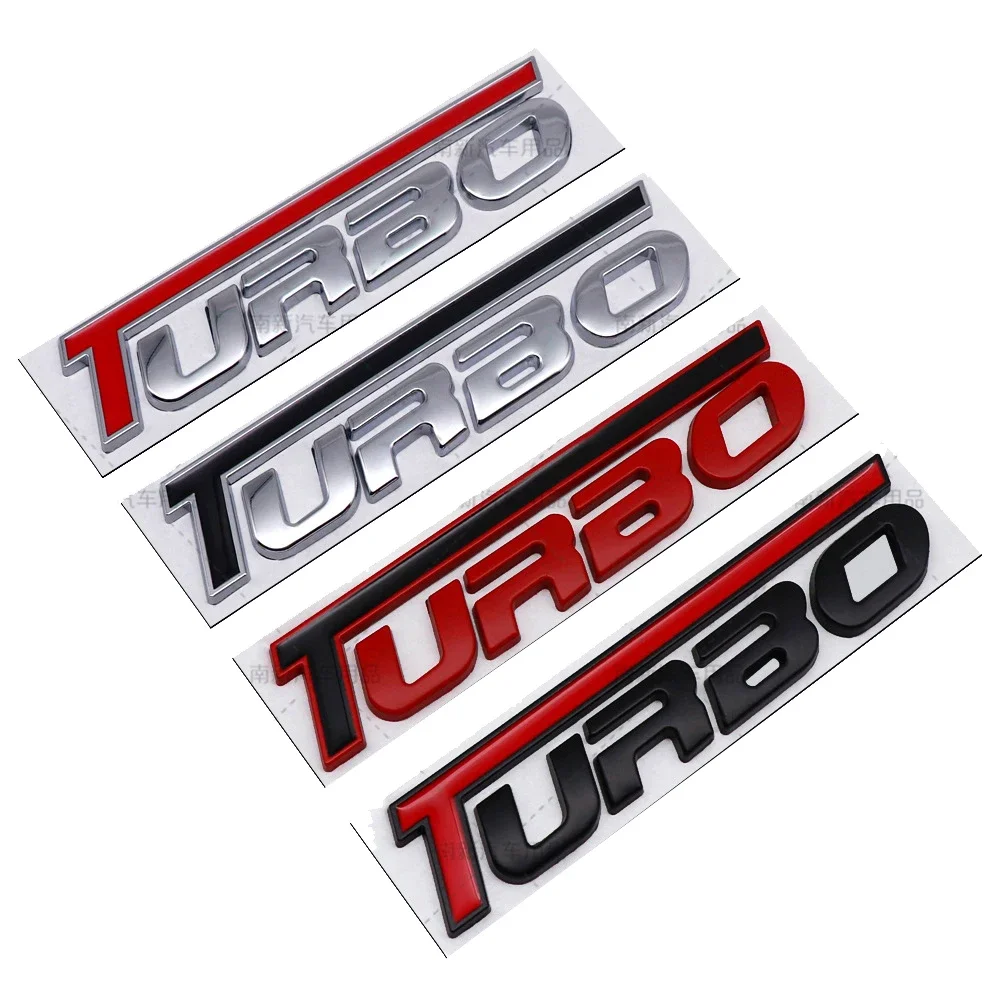Logotipo Turbo Universal para parachoques trasero de coche, pegatina para maletero, insignia para Jaguar Jeep KIA Lexus Land Rover Mazda Ford Honda Hyundai