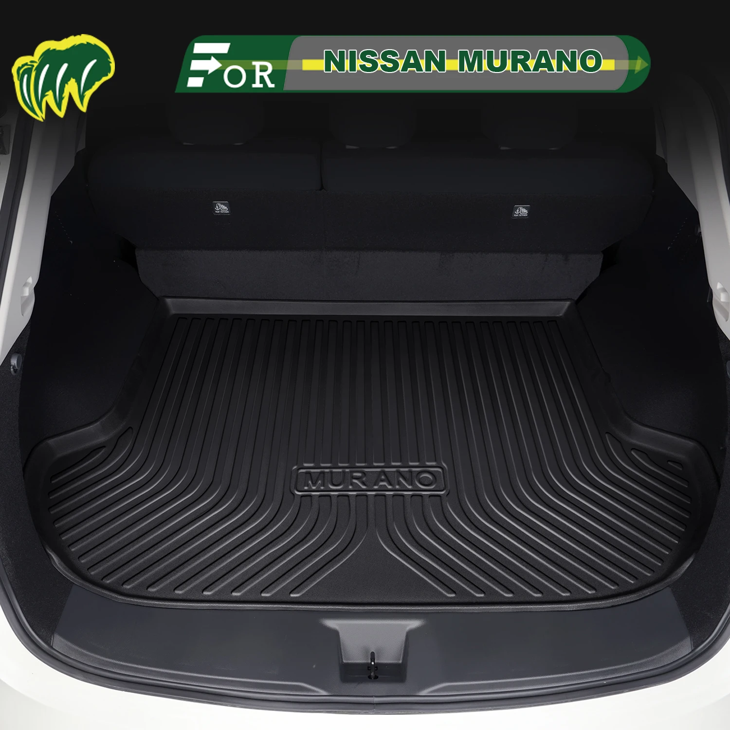 

For NISSAN MURANO 2015-2025 TPE Custom Fit Car Trunk Mat All Season Cargo Mat 3D Shaped Trunk Liner Rear Trunk Protection Mat