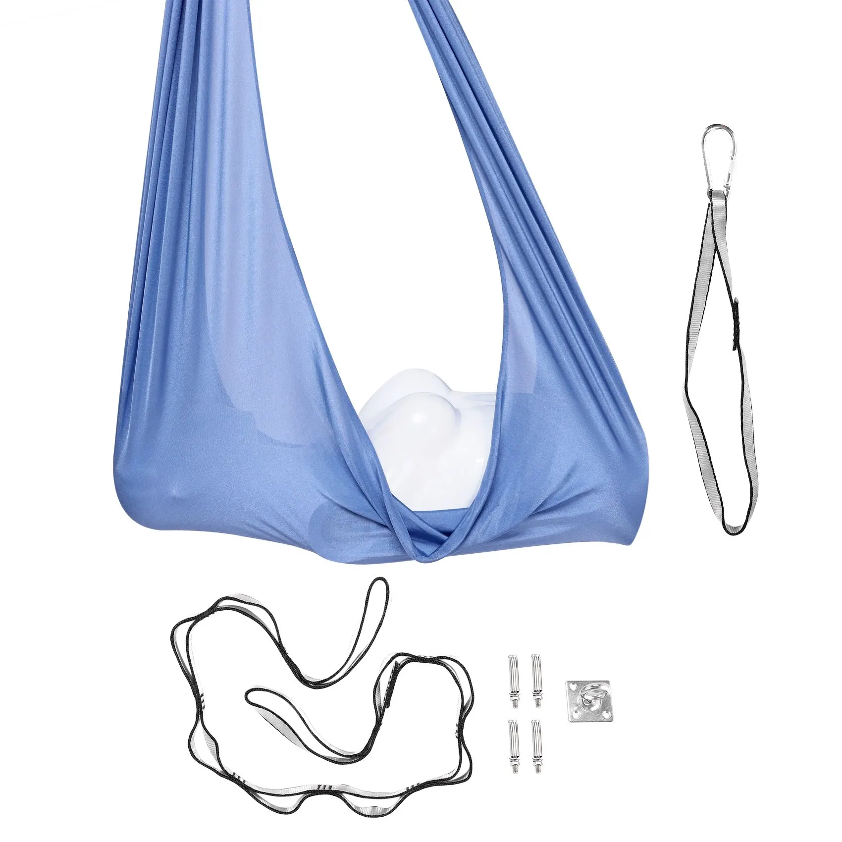 B78B-أطفال أرجوحة أرجوحة قطنية للتوحد ADHD إضافة العلاج علاج الطفل مرونة الطرود مقعد ثابت سوينغ كرسي لعبة #2