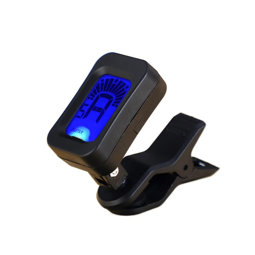 Tuner Akustyczny do Gitary z Wyświetlaczem LCD Chromatyczny Obrotowy Elektryczny Cyfrowy Tuner Klipsowy Profesjonalny Cyfrowy Tuner do Gitary Skrzypce