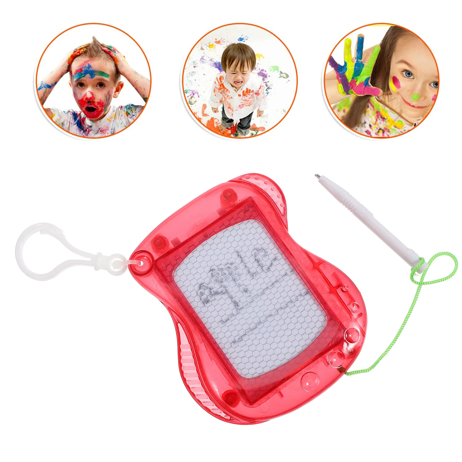 4Pcs Mini Magnetic Drawing Board Doodle Pad Perfect Gift for Birthday Christmas Party Favors Erasable Random Color