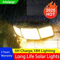 1200LM Solar Led Light Sunlight Outdoor Powerful Outdoor Motion Sensor Solar Lamp Waterproof Garden Patio Path Wall Yard Lamp