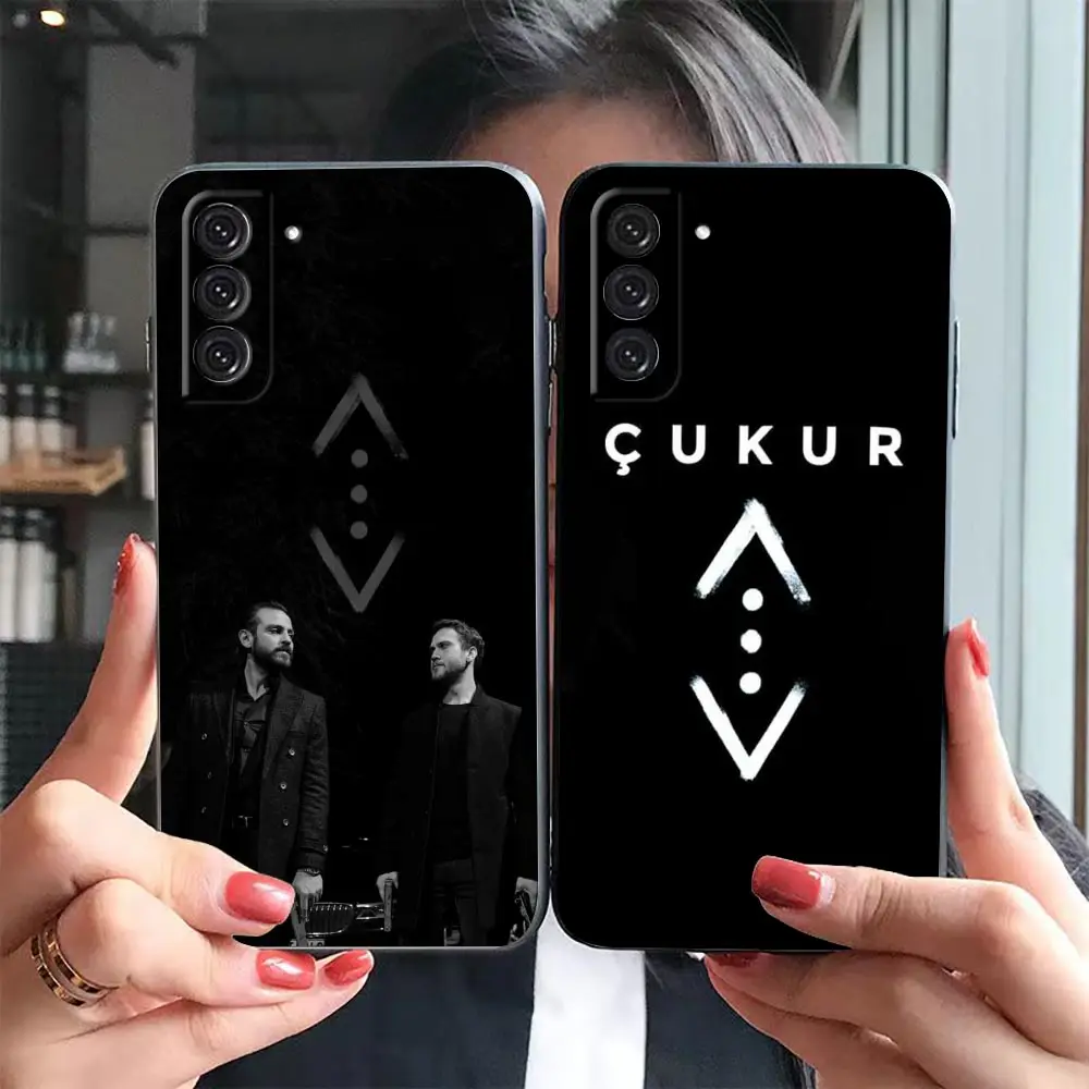 Turkey Cukur Show TV Galaxy S23 Ultra Case For Samsung S23 S22 S21 S20 Ultra Cases FE S10 S10E LITE S9 Plus 5G Cqoue Black Cover