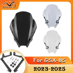 Motorcycle Front Screen Wind Shield Accessories For Suzuki GSX 8S GSX8S GSX-8S Windshield Windscreen Deflector 2023 2024 2025